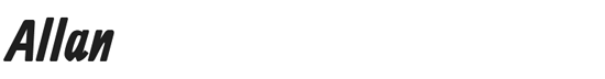 Google font Allan 700