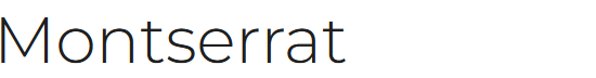Google font Montserrat 300