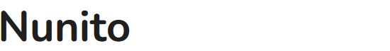 Google font Nunito 700