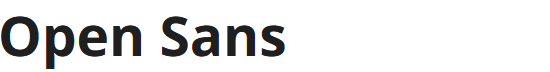 Google font Open Sans 700