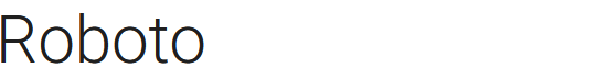 Google font Roboto 300