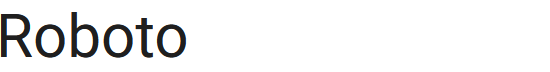 Google font Roboto regular