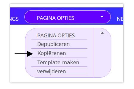 Pagina opties - Kopiëren