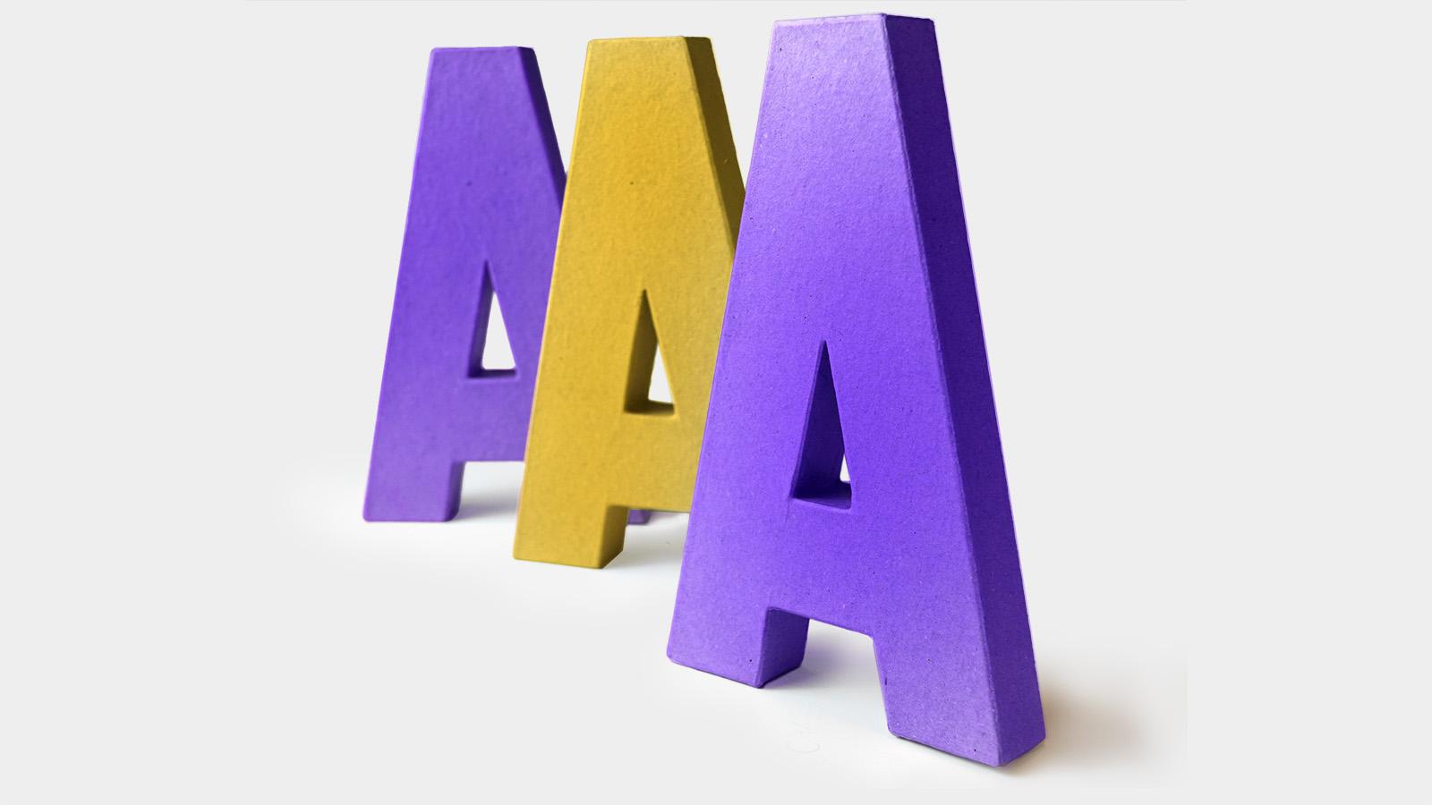 Letters AAA