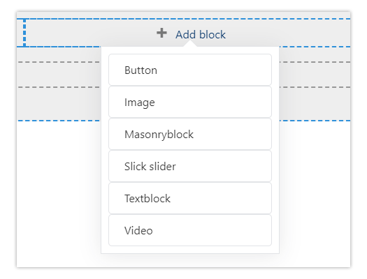 Add block options