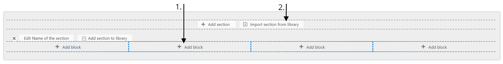 Add content -  2 ways