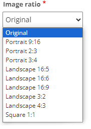 Image ratio